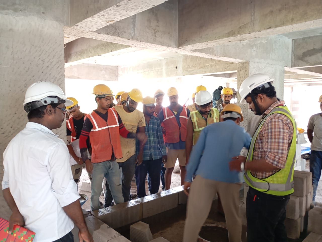 Construction Workers on Site